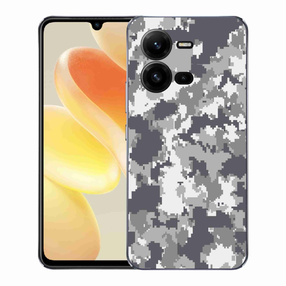 Gélový kryt mmCase na Vivo X80 Lite - maskáčový vzor 2