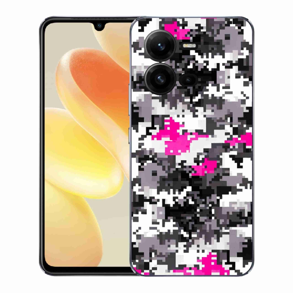 Gélový kryt mmCase na Vivo X80 Lite - maskáčový vzor 4