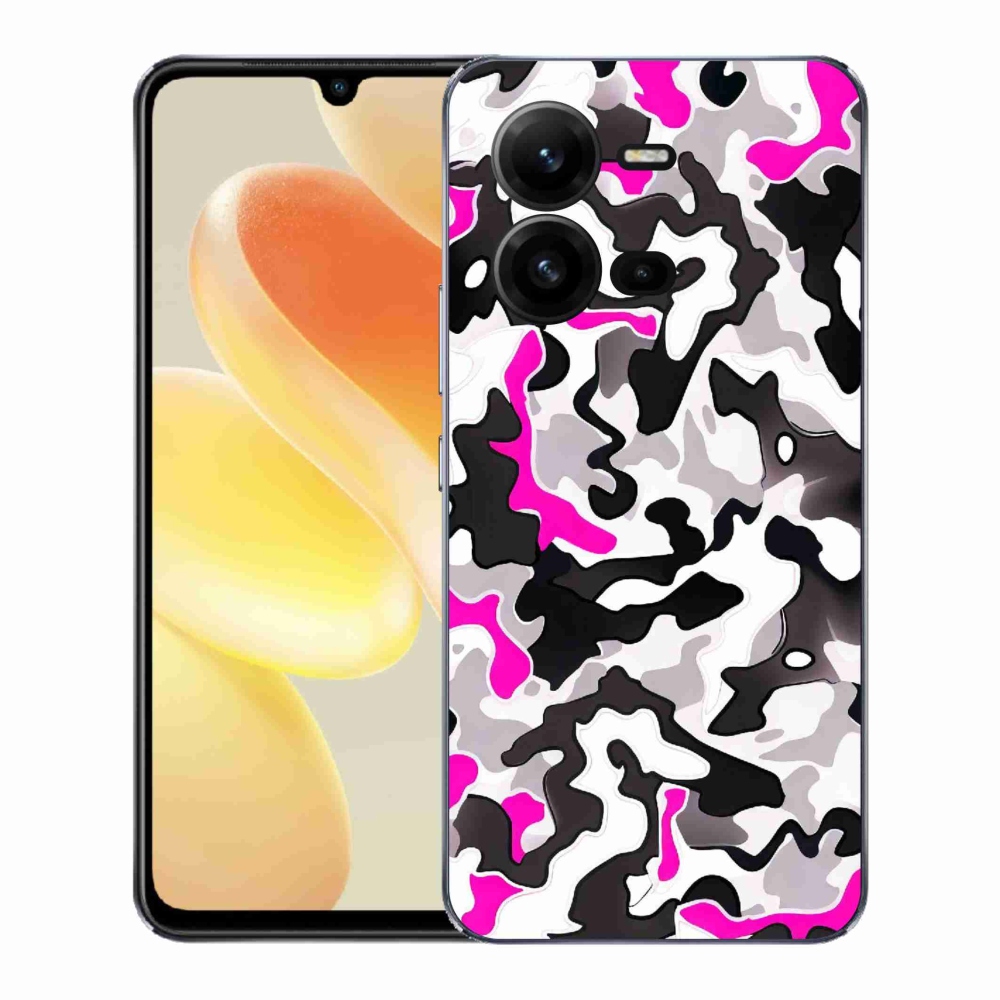 Gélový kryt mmCase na Vivo X80 Lite - maskáčový vzor 5