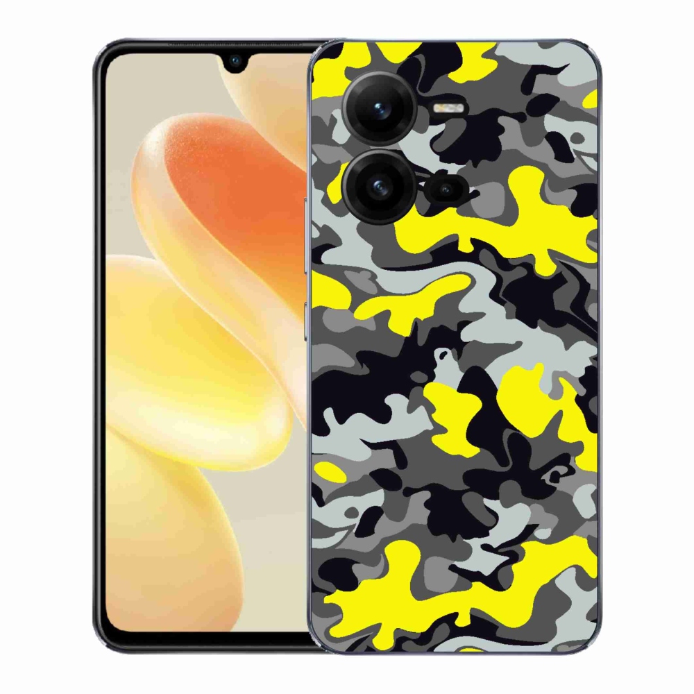 Gélový kryt mmCase na Vivo X80 Lite - maskáčový vzor 6