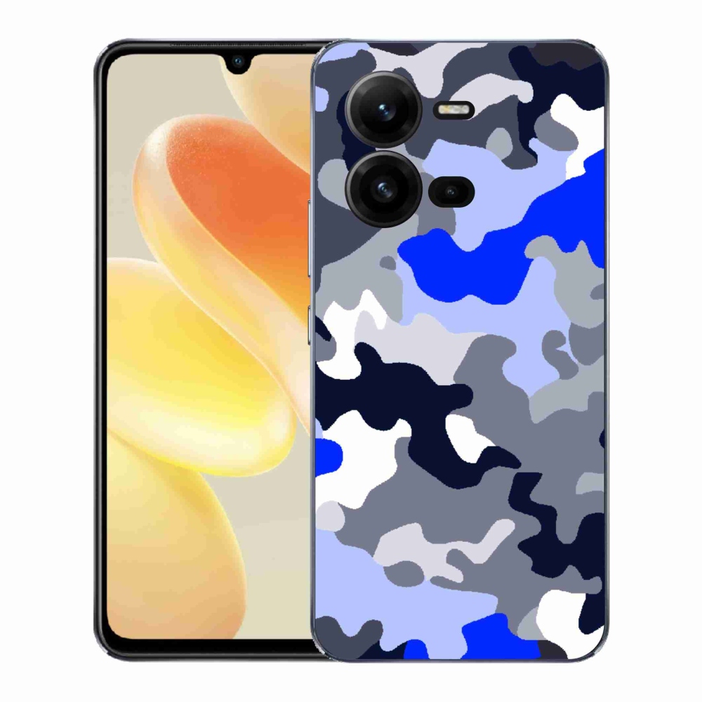 Gélový kryt mmCase na Vivo X80 Lite - maskáčový vzor 8