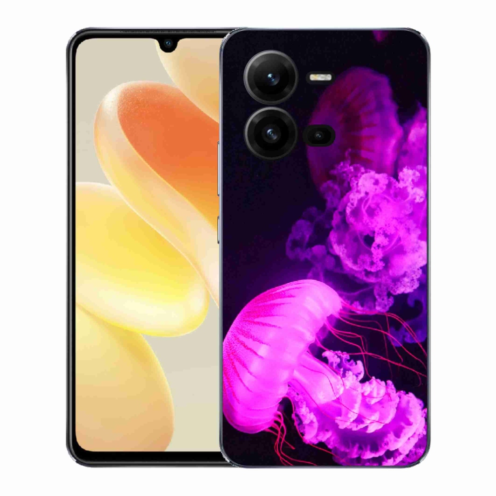 Gélový kryt mmCase na Vivo X80 Lite - medúza 1