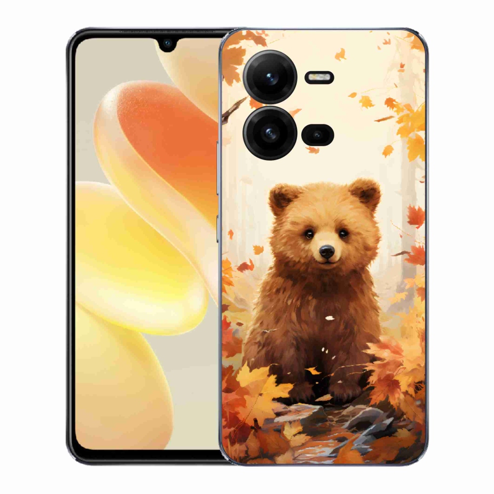 Gélový kryt mmCase na Vivo X80 Lite - medveď v lese