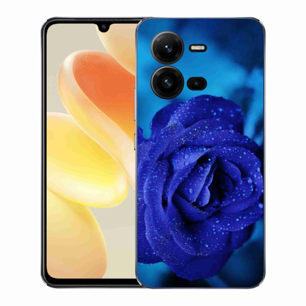 Gélový kryt mmCase na Vivo X80 Lite - modrá ruža