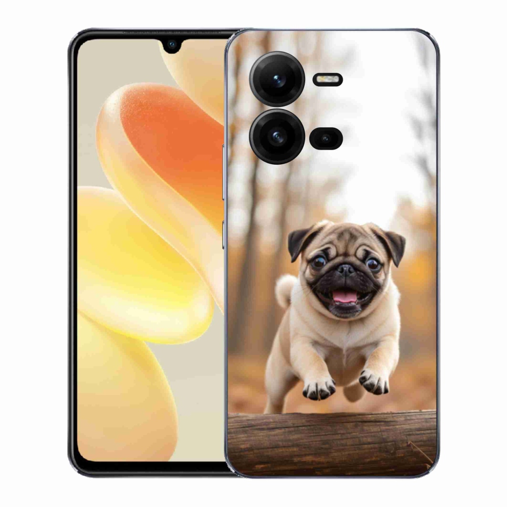 Gélový kryt mmCase na Vivo X80 Lite - mops 2