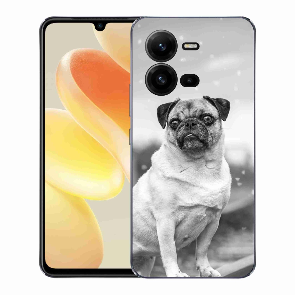 Gélový kryt mmCase na Vivo X80 Lite - mops