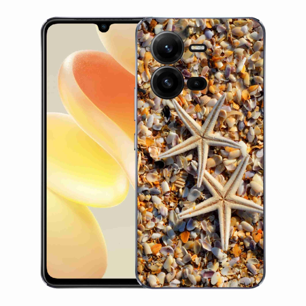 Gélový kryt mmCase na Vivo X80 Lite - morské hviezdice