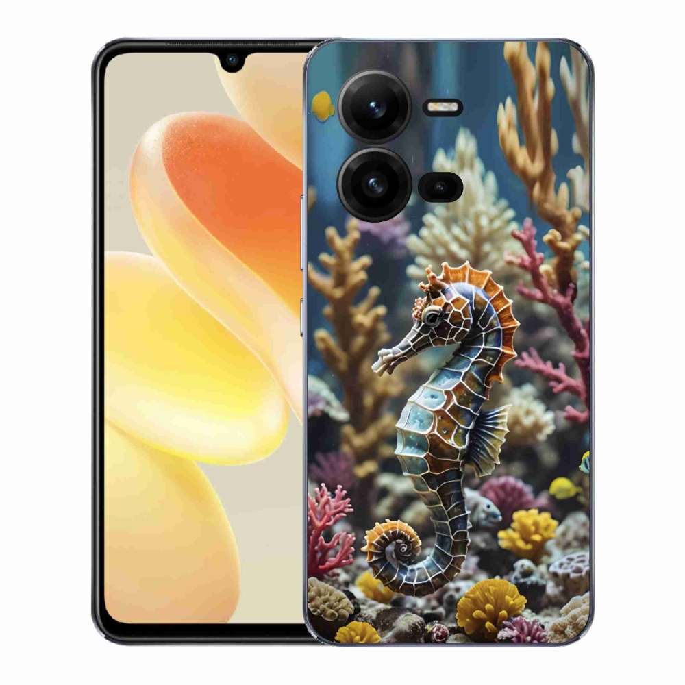 Gélový kryt mmCase na Vivo X80 Lite - morský koník 2