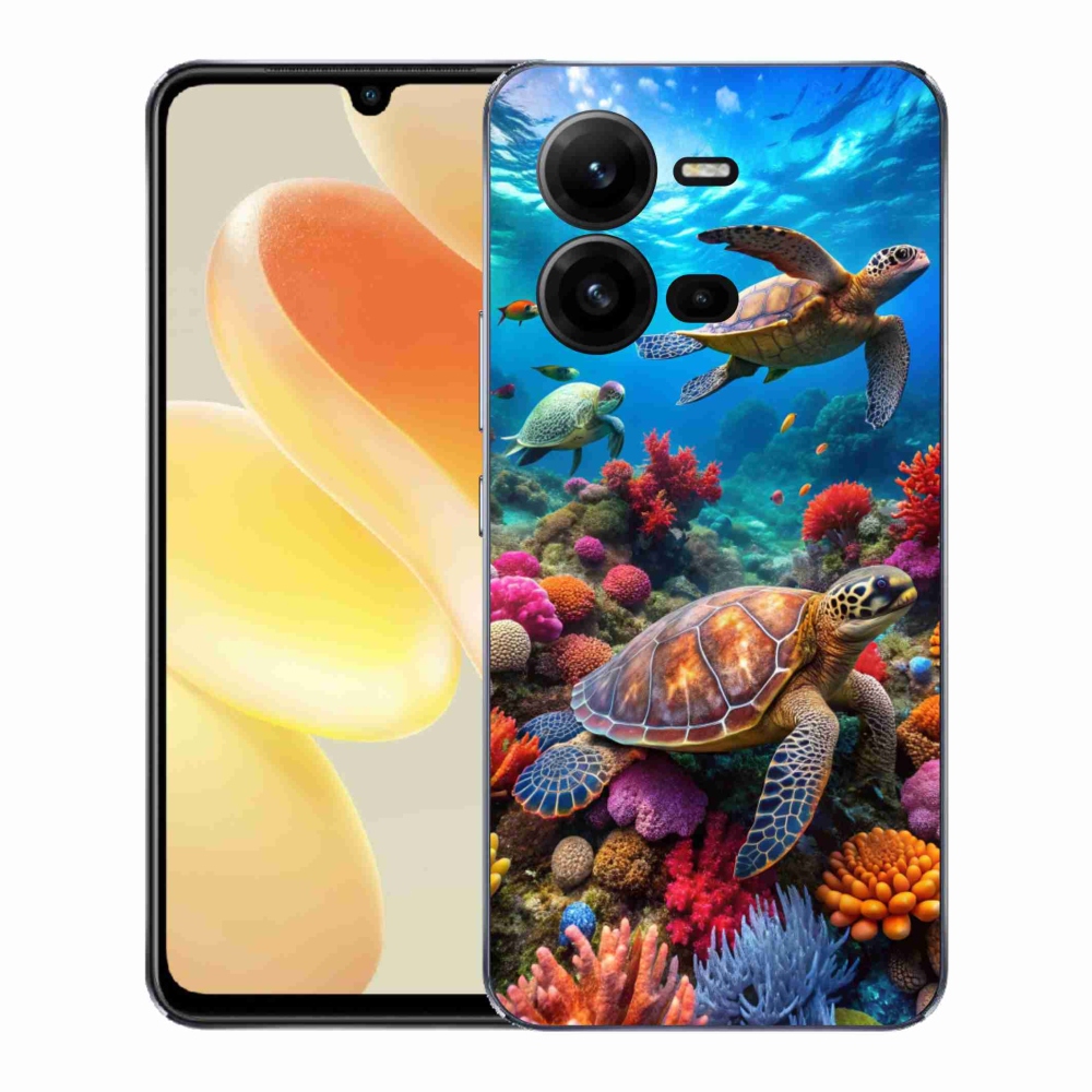 Gélový kryt mmCase na Vivo X80 Lite - morský svet 2