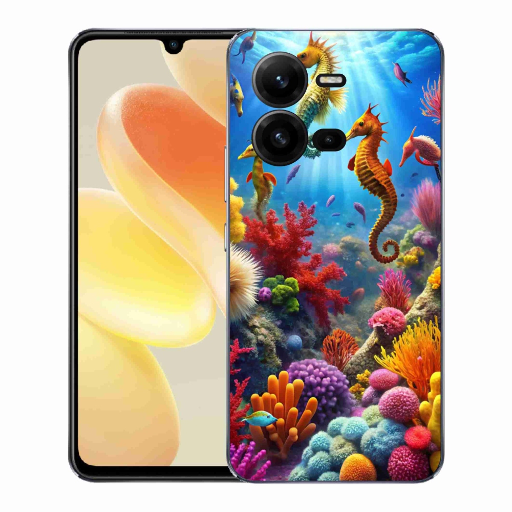 Gélový kryt mmCase na Vivo X80 Lite - morský svet 3
