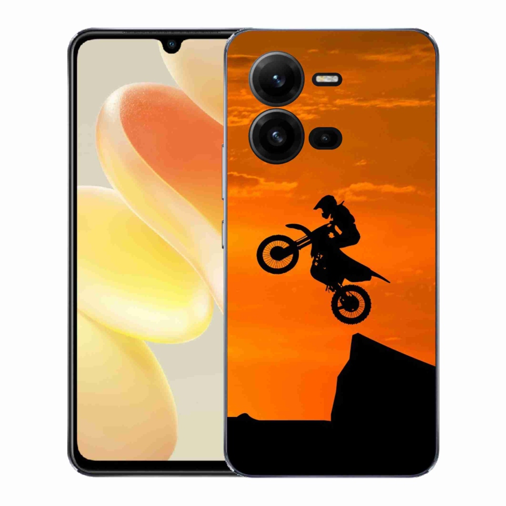 Gélový kryt mmCase na Vivo X80 Lite - motocross