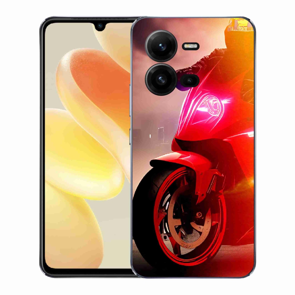 Gélový kryt mmCase na Vivo X80 Lite - motorka