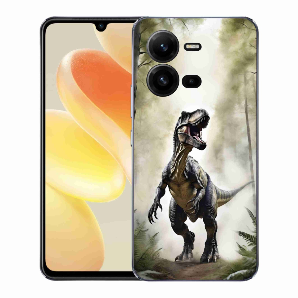 Gélový kryt mmCase na Vivo X80 Lite - naštvaný T-Rex