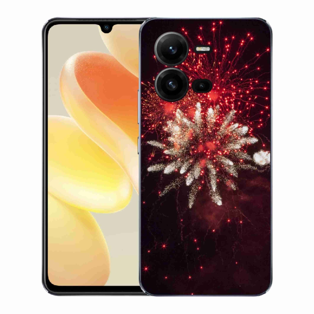 Gélový kryt mmCase na Vivo X80 Lite - ohňostroj