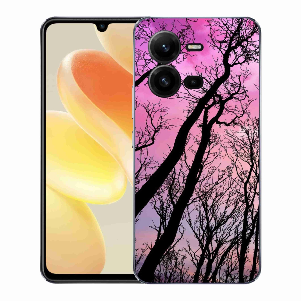 Gélový kryt mmCase na Vivo X80 Lite - opadané stromy