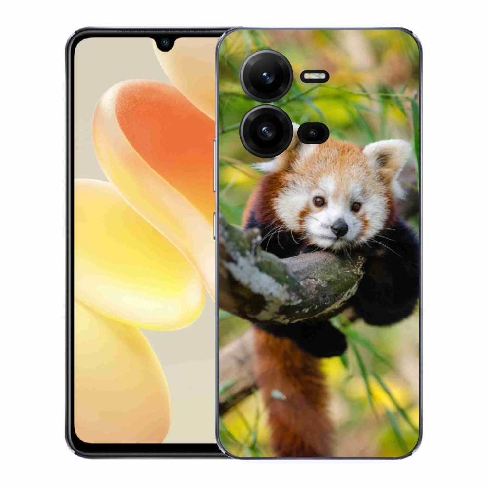 Gélový kryt mmCase na Vivo X80 Lite - panda červená