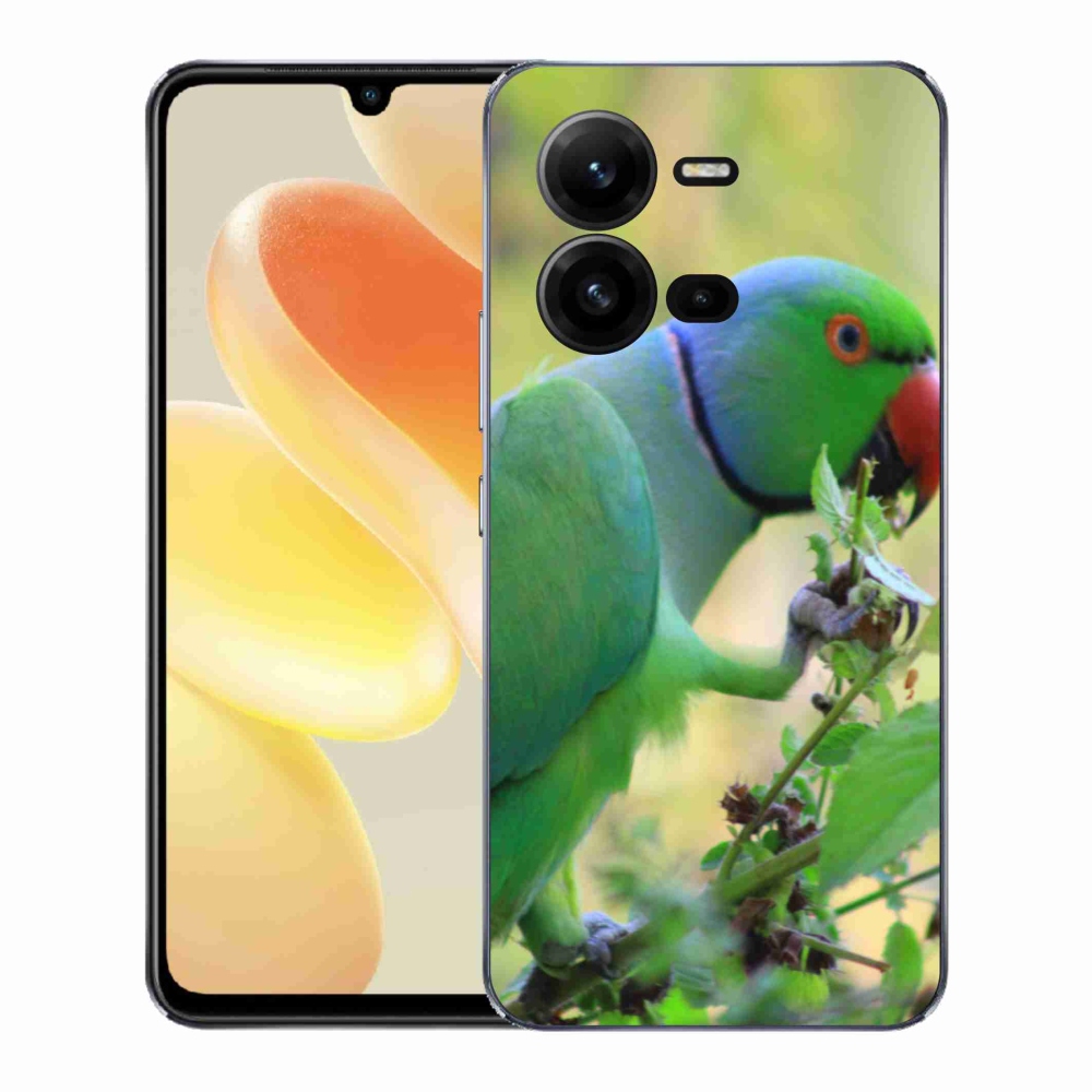 Gélový kryt mmCase na Vivo X80 Lite - papagáj Alexandr