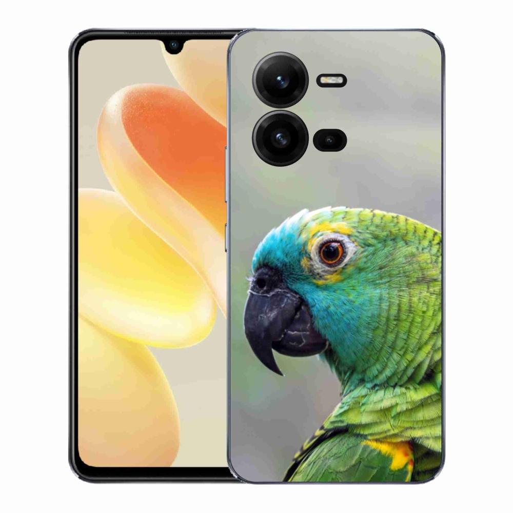 Gélový kryt mmCase na Vivo X80 Lite - papagáj amazoňan