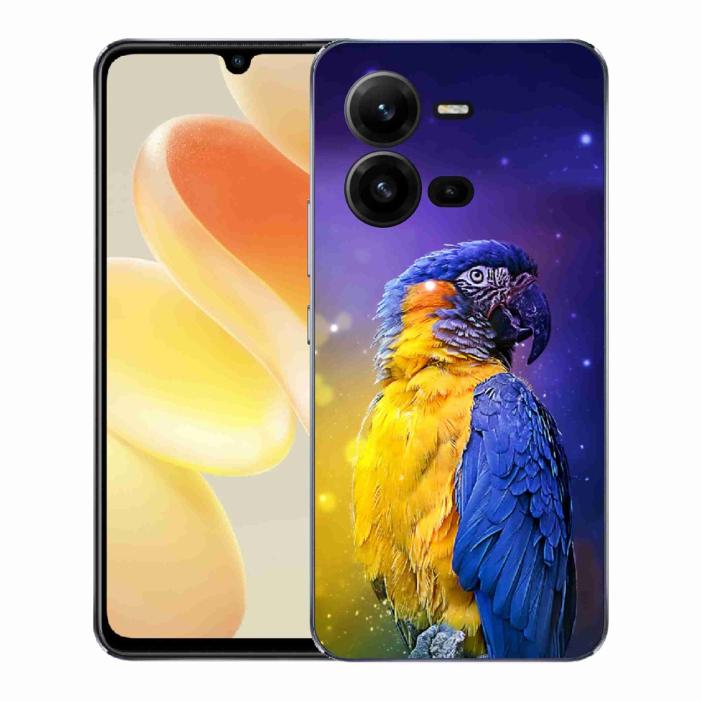 Gélový kryt mmCase na Vivo X80 Lite - papagáj ara 1