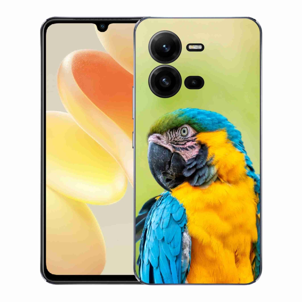 Gélový kryt mmCase na Vivo X80 Lite - papagáj ara 2