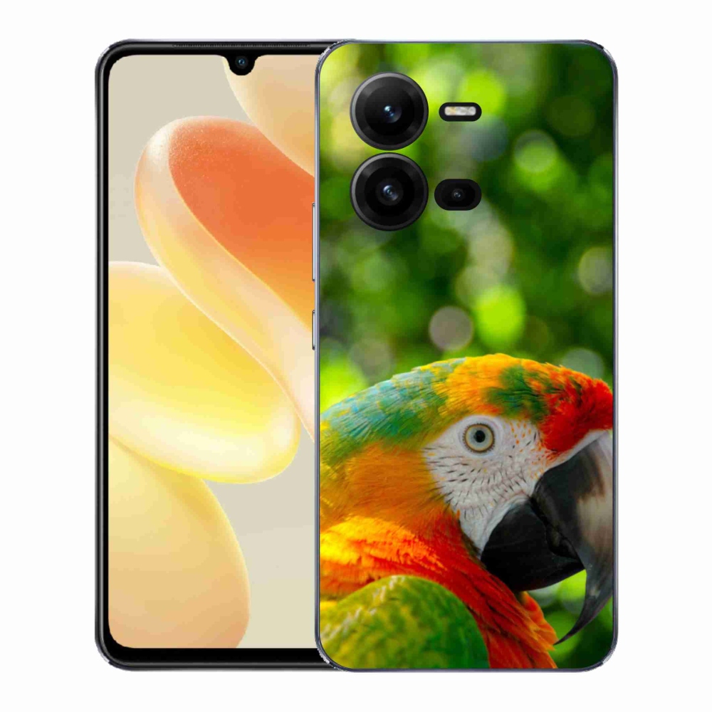 Gélový kryt mmCase na Vivo X80 Lite - papagáj ara 3