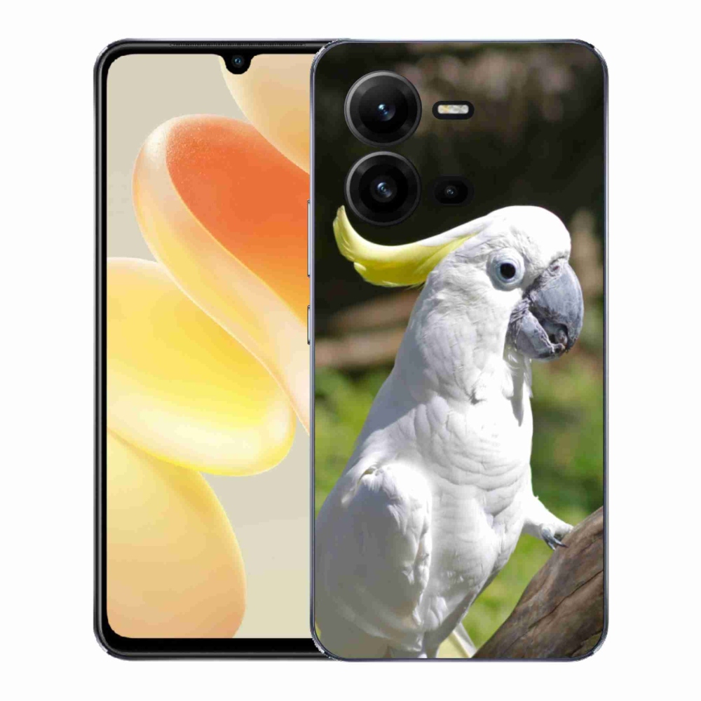 Gélový kryt mmCase na Vivo X80 Lite - papagáj kakadu 2