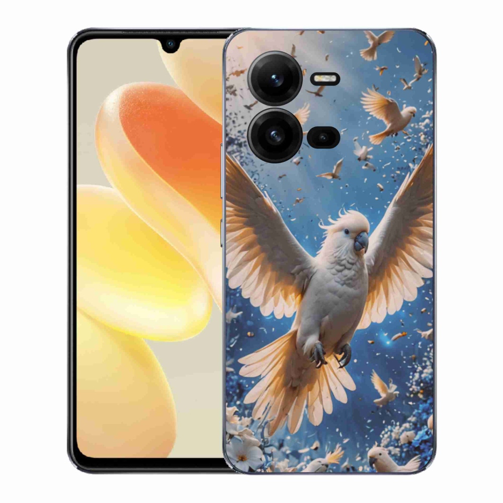 Gélový kryt mmCase na Vivo X80 Lite - papagáj kakadu