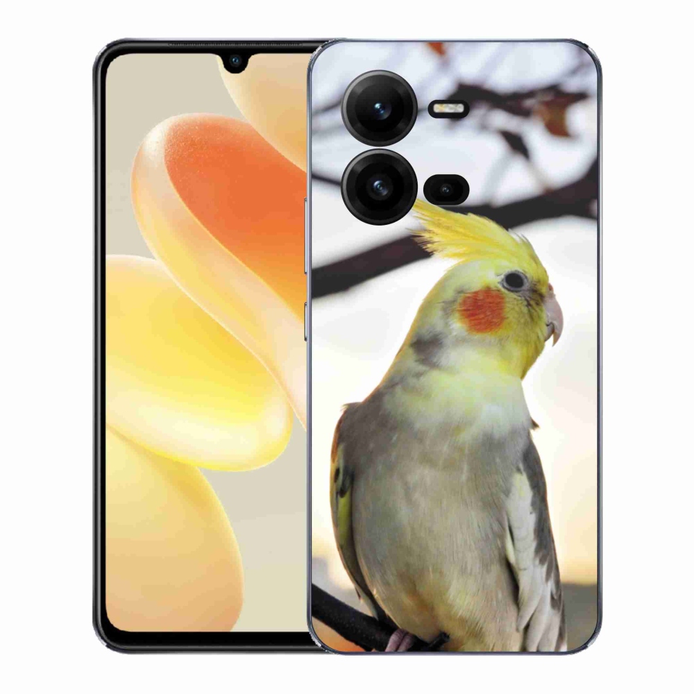 Gélový kryt mmCase na Vivo X80 Lite - papagáj korela