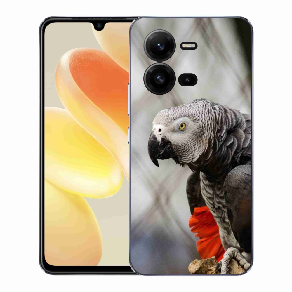 Gélový kryt mmCase na Vivo X80 Lite - papagáj žako 3
