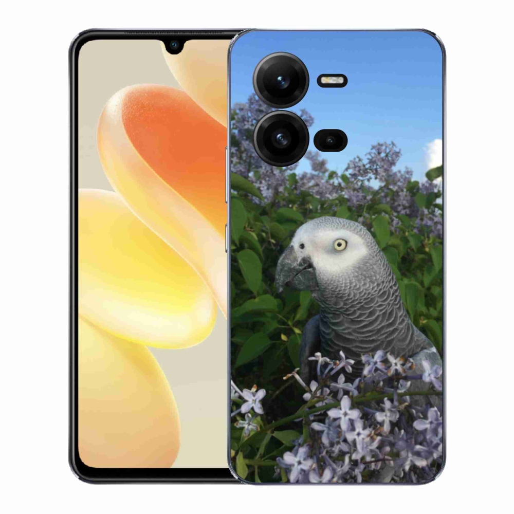 Gélový kryt mmCase na Vivo X80 Lite - papagáj žako
