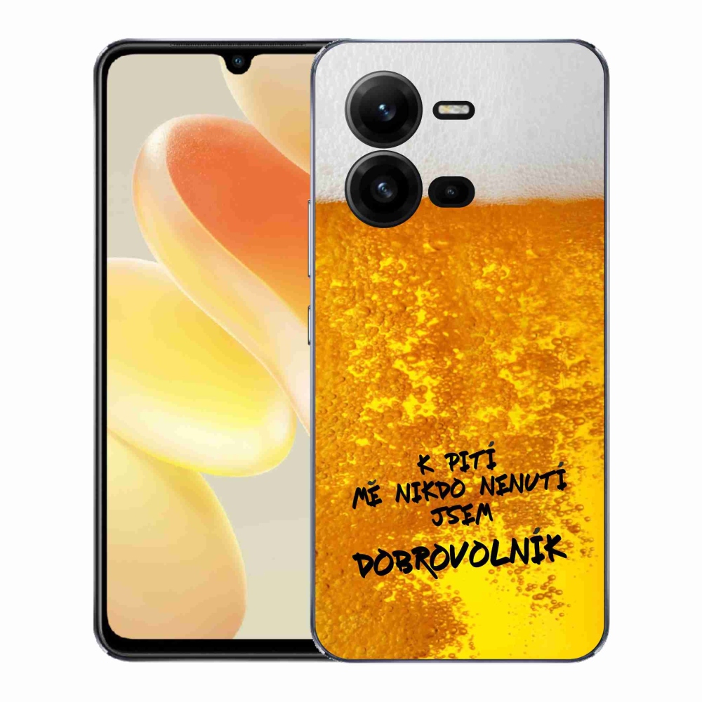 Gélový kryt mmCase na Vivo X80 Lite - pivný motív 4