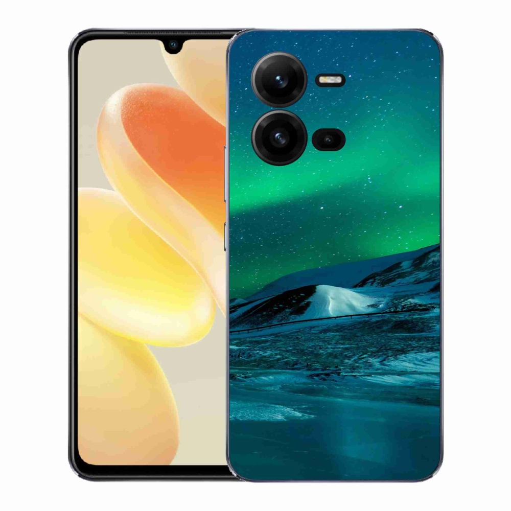 Gélový kryt mmCase na Vivo X80 Lite - polárna žiara