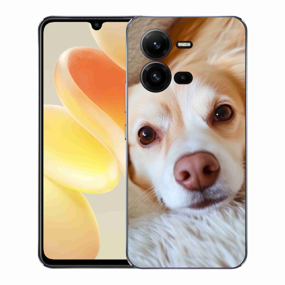 Gélový kryt mmCase na Vivo X80 Lite - Roztomilá čivava