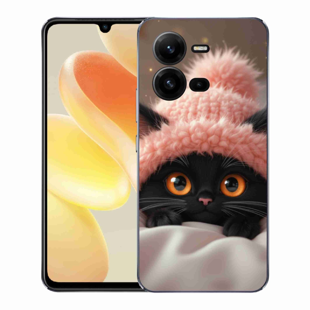 Gélový kryt mmCase na Vivo X80 Lite - roztomilé mačiatko 7