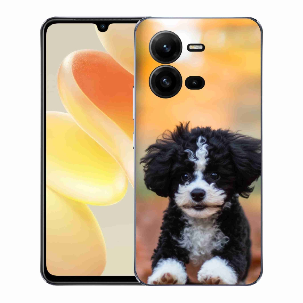 Gélový kryt mmCase na Vivo X80 Lite - roztomilé šteňa 2