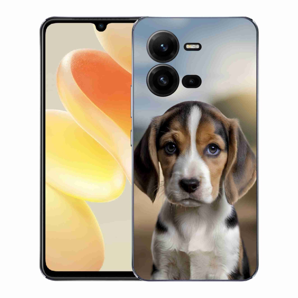 Gélový kryt mmCase na Vivo X80 Lite - roztomilý bígl