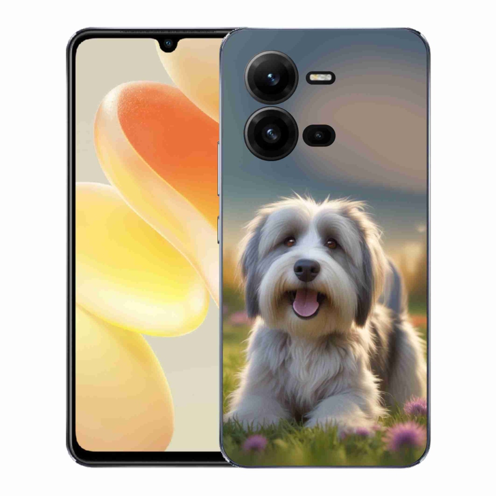 Gélový kryt mmCase na Vivo X80 Lite - roztomilý havanský psík