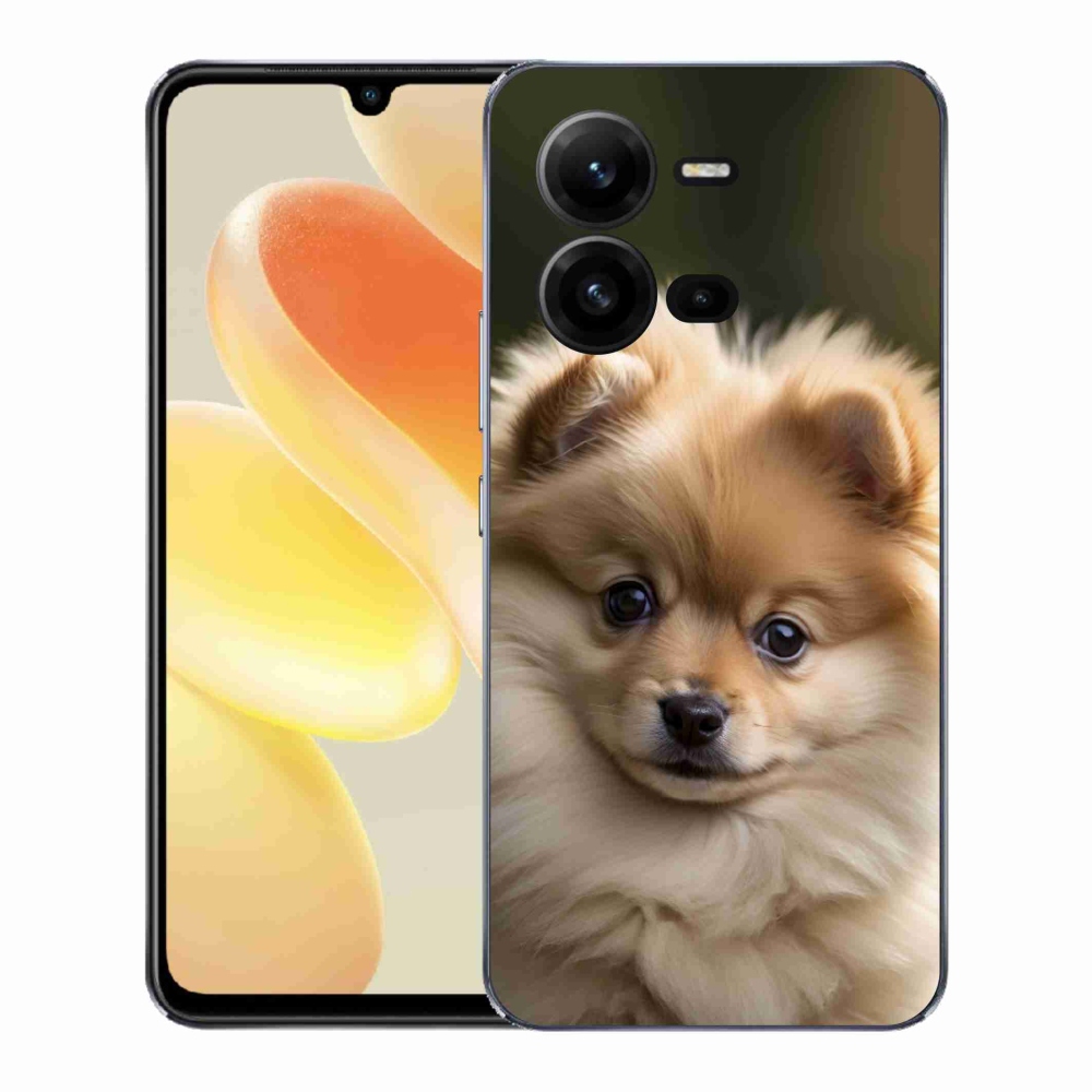 Gélový kryt mmCase na Vivo X80 Lite - roztomilý pomeranian 2