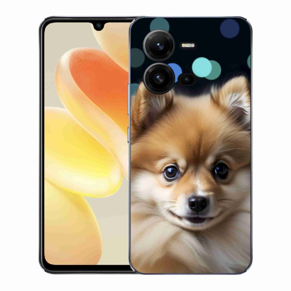 Gélový kryt mmCase na Vivo X80 Lite - roztomilý pomeranian