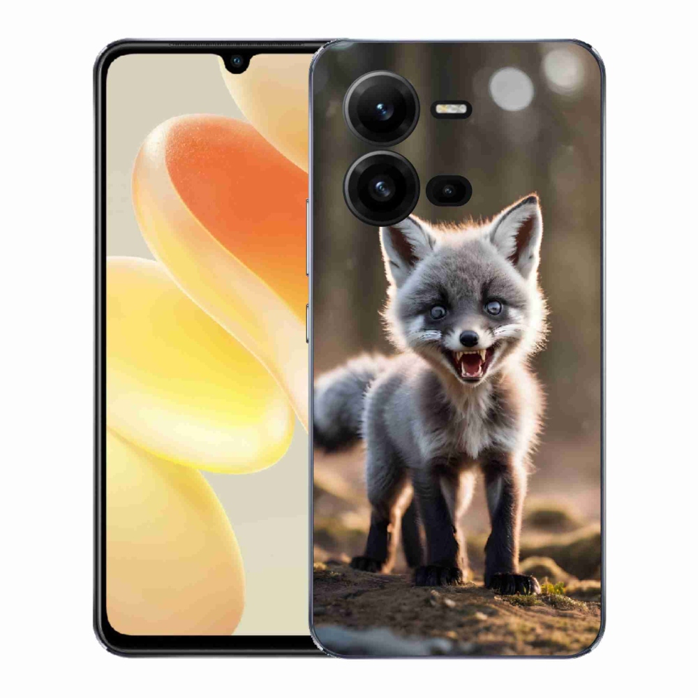 Gélový kryt mmCase na Vivo X80 Lite - rozzúrená líška