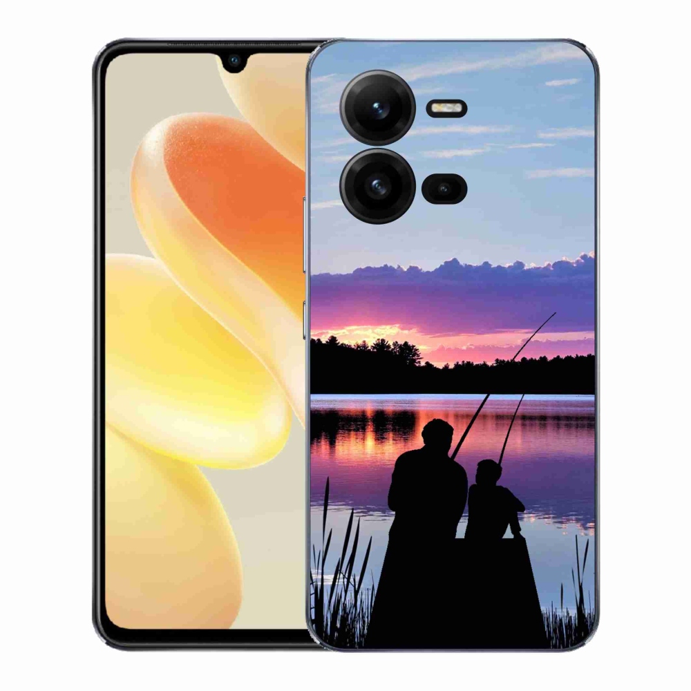 Gélový kryt mmCase na Vivo X80 Lite - rybárčenie 2