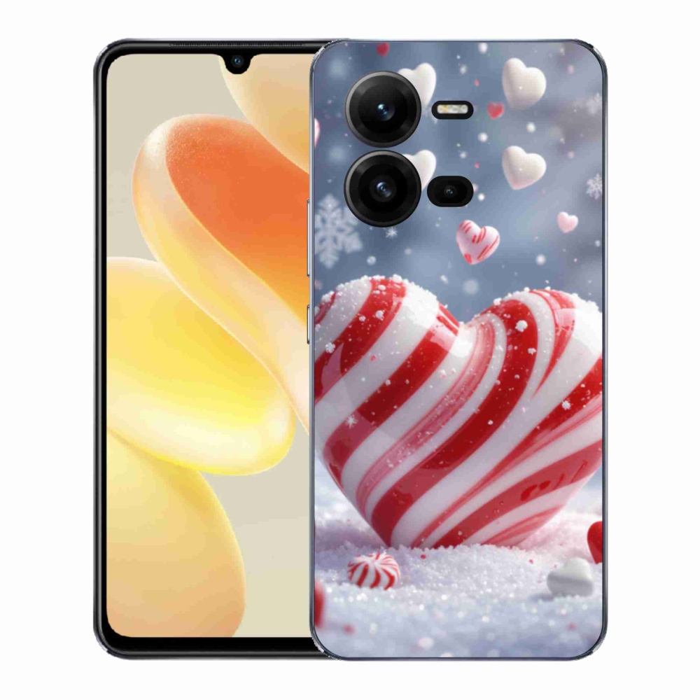 Gélový kryt mmCase na Vivo X80 Lite - sladké srdce