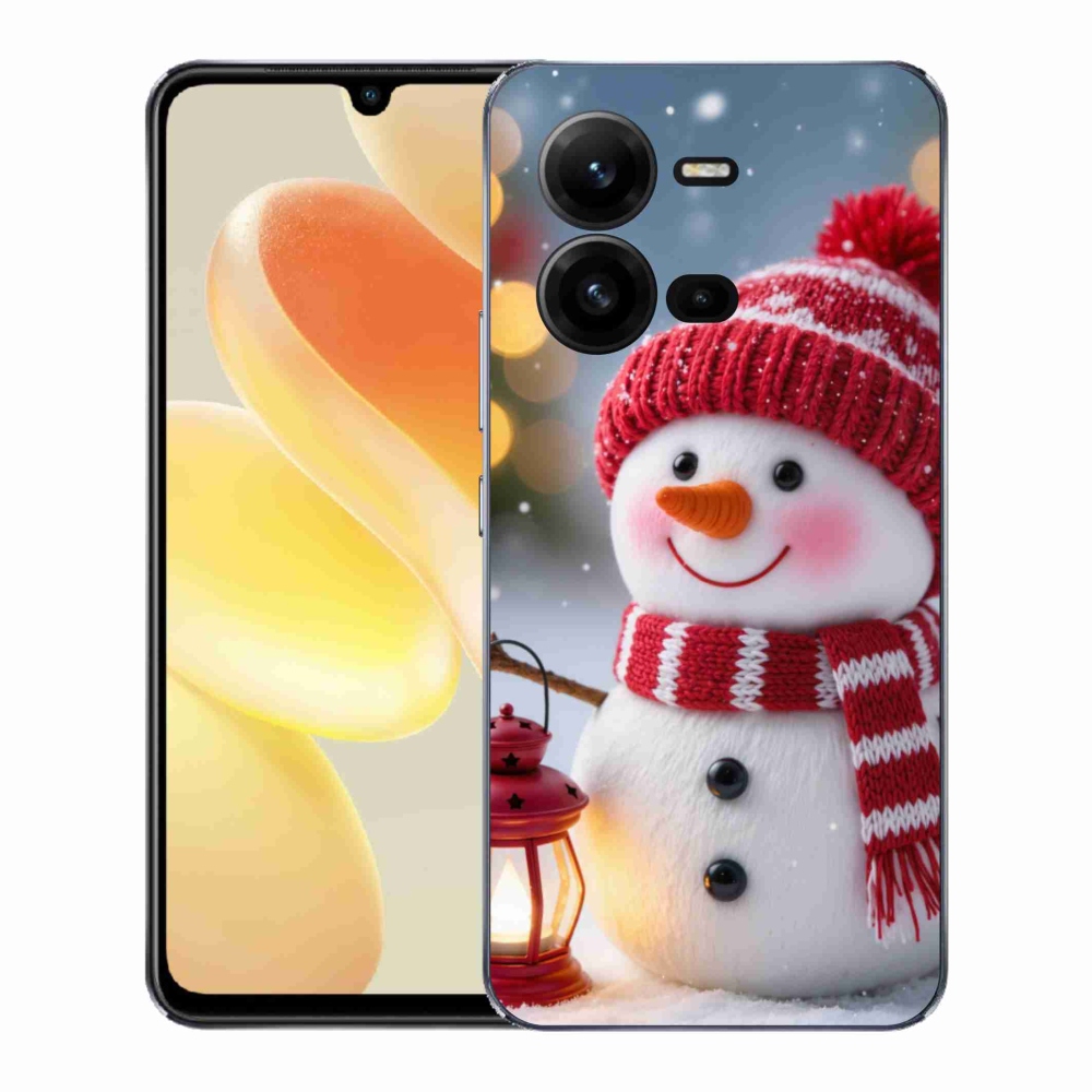 Gélový kryt mmCase na Vivo X80 Lite - snehuliak 2