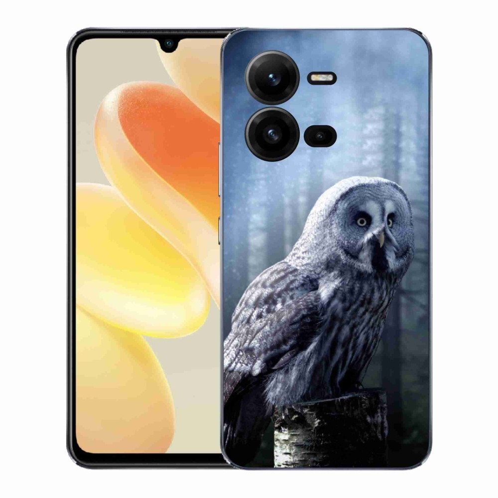 Gélový kryt mmCase na Vivo X80 Lite - sova