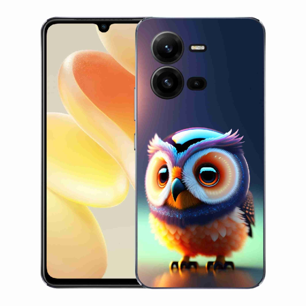Gélový kryt mmCase na Vivo X80 Lite - malá sova