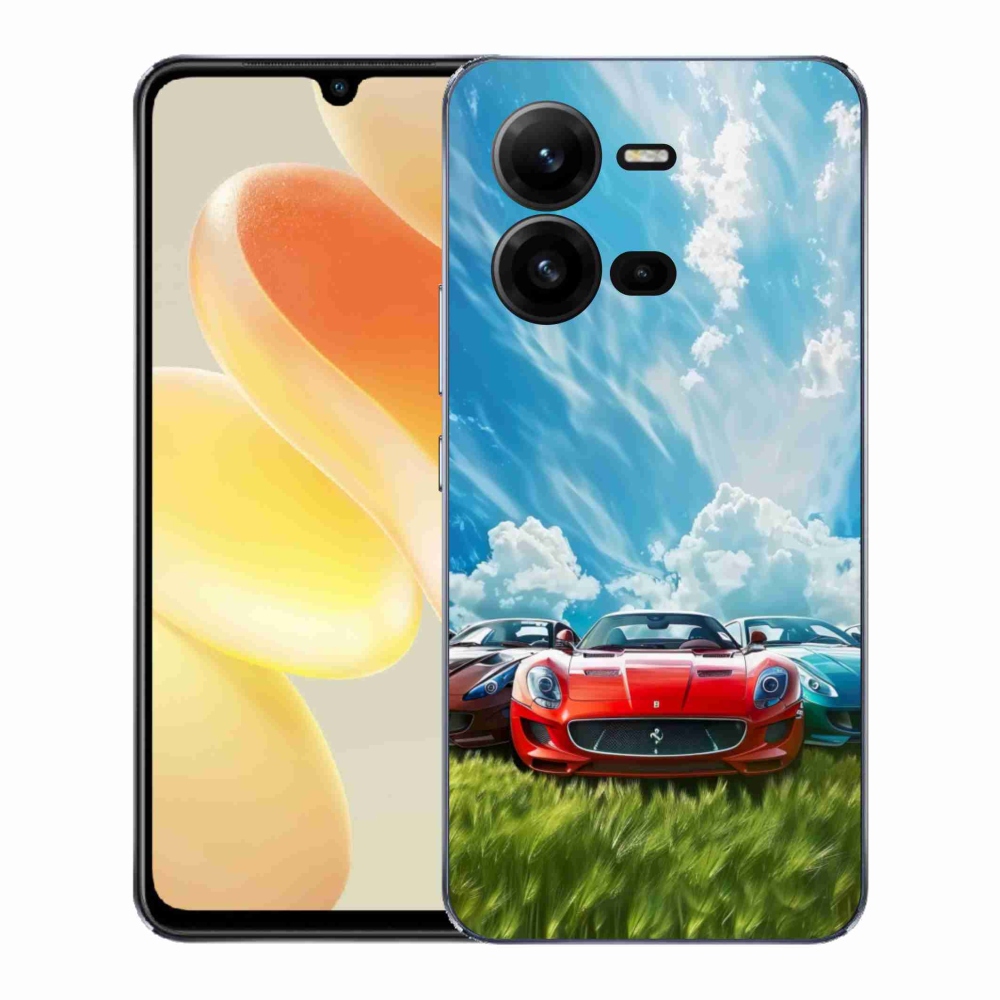 Gélový kryt mmCase na Vivo X80 Lite - športové vozidlá