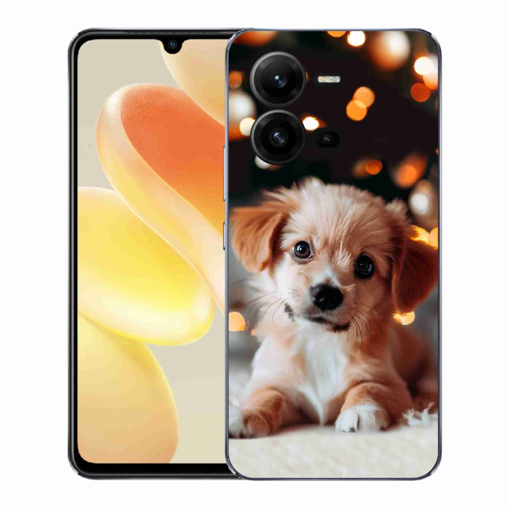 Gélový kryt mmCase na Vivo X80 Lite - šteniatko
