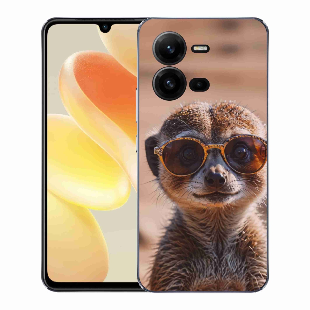 Gélový kryt mmCase na Vivo X80 Lite - štýlová surikata