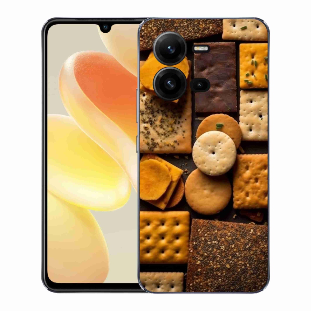 Gélový kryt mmCase na Vivo X80 Lite - sušienky
