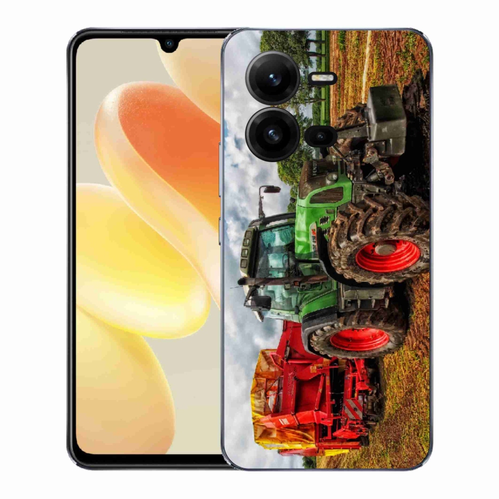 Gélový kryt mmCase na Vivo X80 Lite - traktor 4